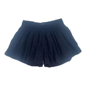 Scotch & Soda Crinkle Cotton Pull-on Shorts Black Size: 2 (Medium) Scotch & Soda